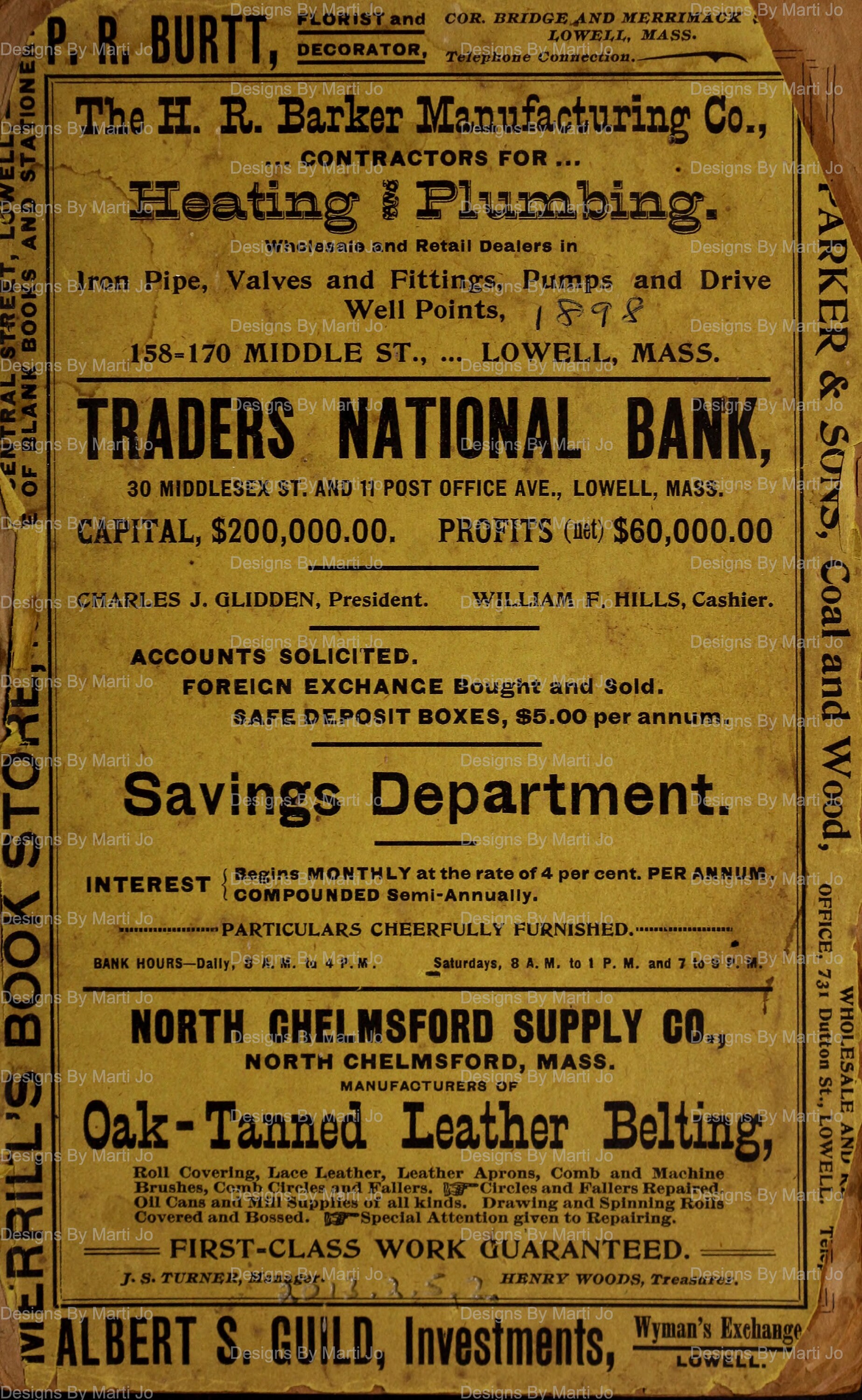 15 Vintage 1898 Old Phone Book JPG Pages | Vintage Phone 15 Vintage 1898 Old Phone Book JPG Pages | Vintage Phone