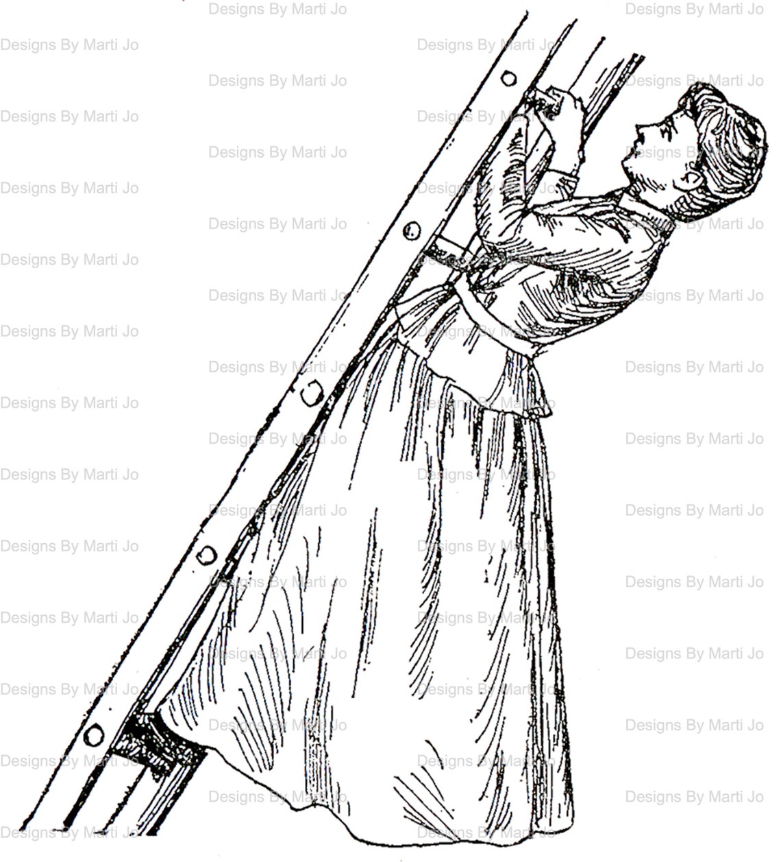 Vintage Women Exercising PNG and JPG Files | Printable Vintage Ladies Calisthenics Clip Art ...