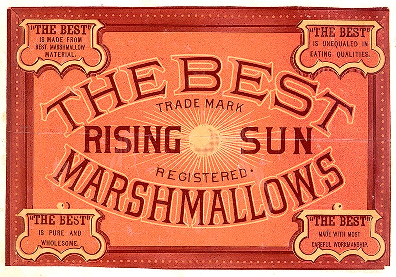 Vintage Candy Labels Kit 2 60 Printable Candy and Cocoa Etsy