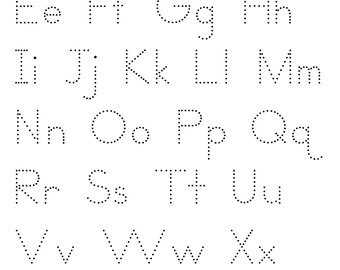 abc letter tracing worksheets alphabet tracing letters etsy norway