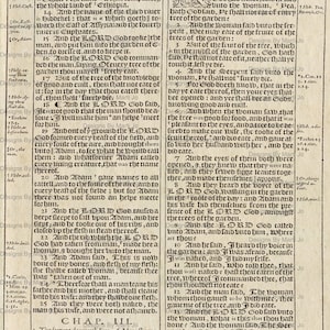KJV Old Bible Pages Overlays | 10 Vintage Printable Bible Pages From Genesis | Transparent Background Overlay PNG Images | PNG23 image 4