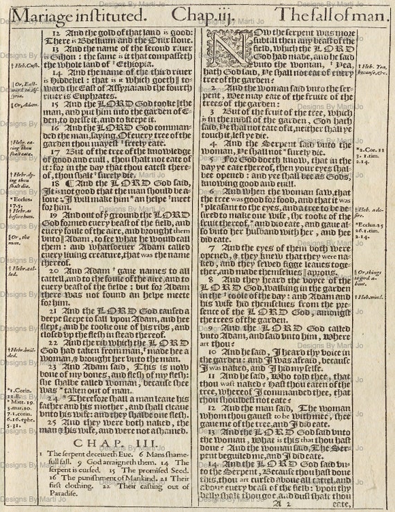 Old Testament Leviticus Title page from the King James Version of