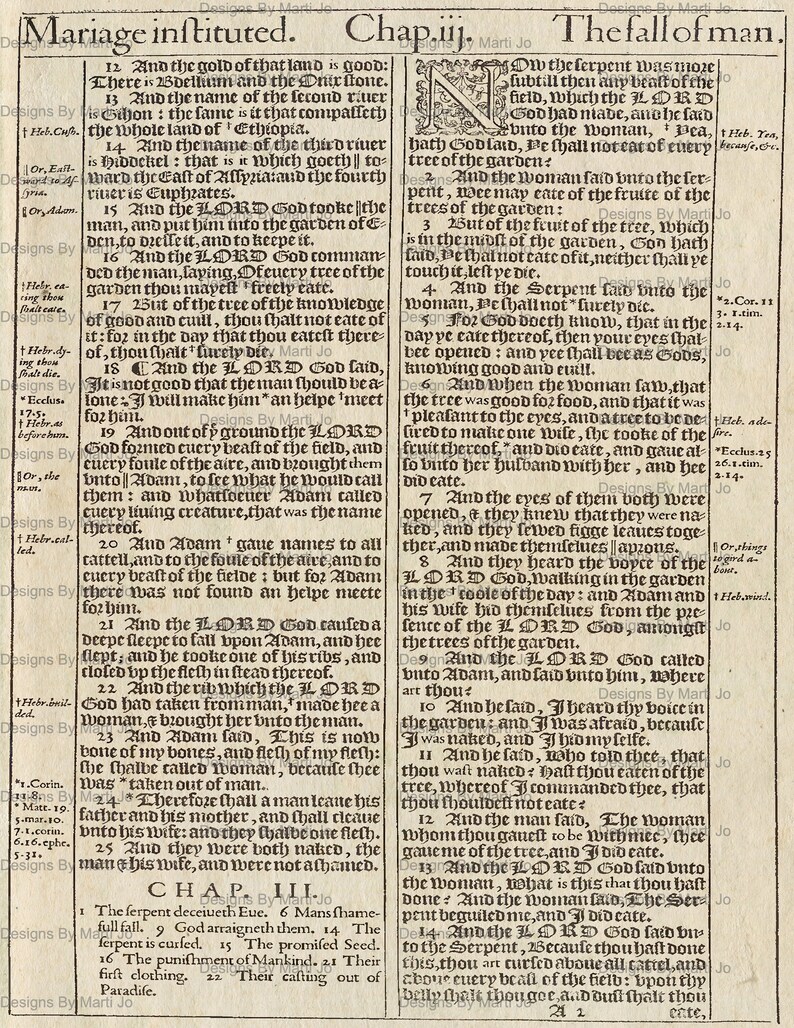 KJV Old Bible Pages Overlays | 10 Vintage Printable Bible Pages From Genesis | Transparent Background Overlay PNG Images | PNG23 image 4