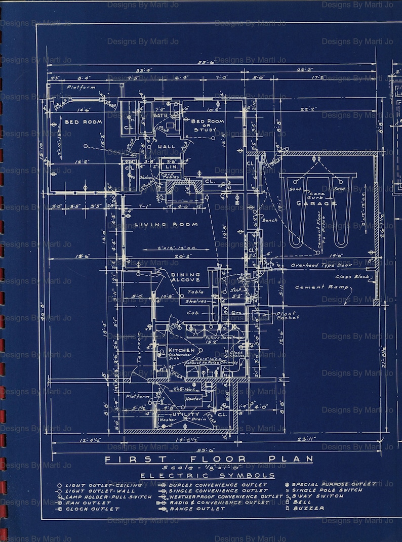 blue prints house