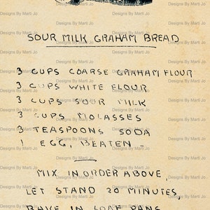 35 Vintage Handwritten Recipe PNG Overlays | Printable Antique Cookbook ...