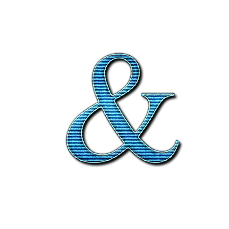 light blue varsity letters digital clipart printable