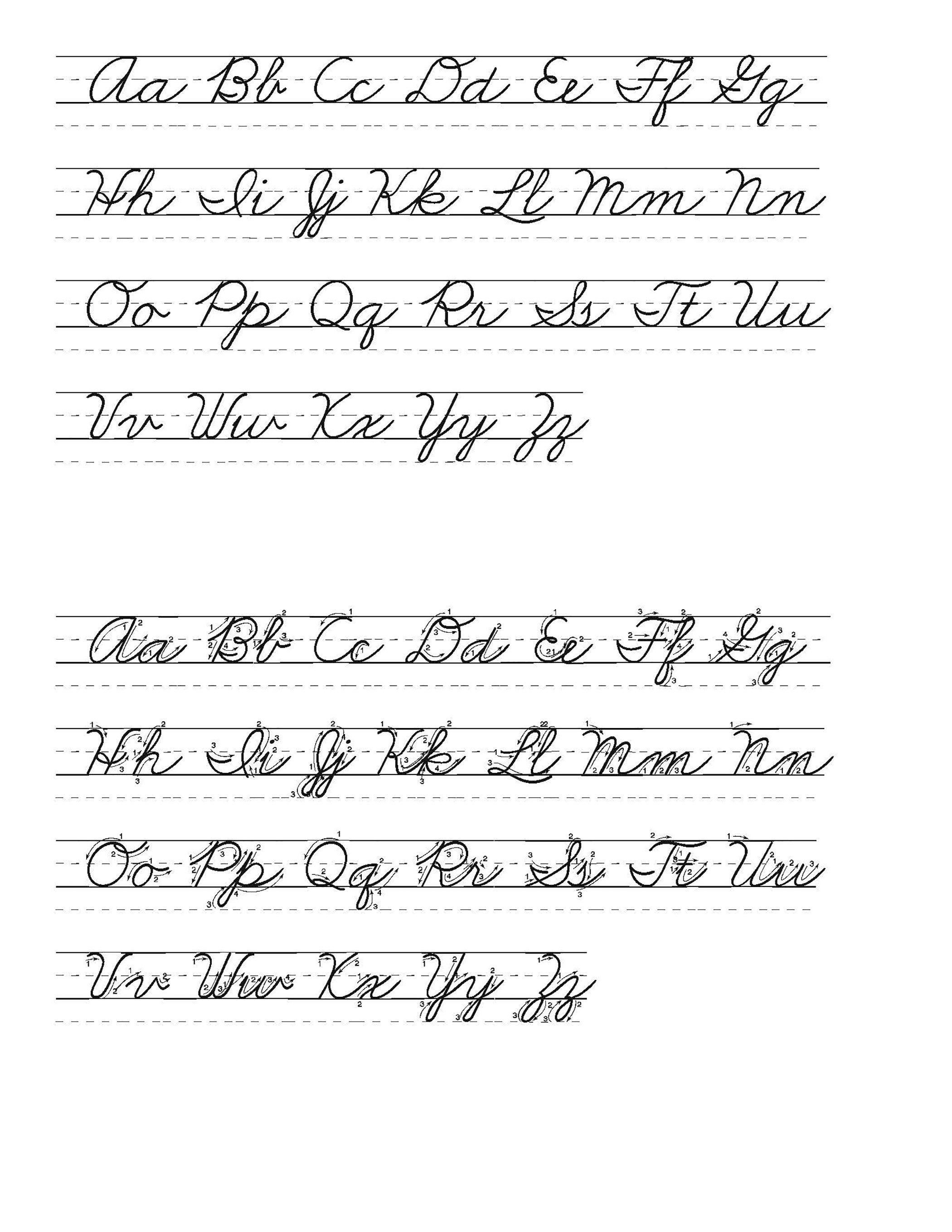 Cursive Tracing Pages Cursive Sentences Handwriting Practice Pages | Kids Handwriting Print ...