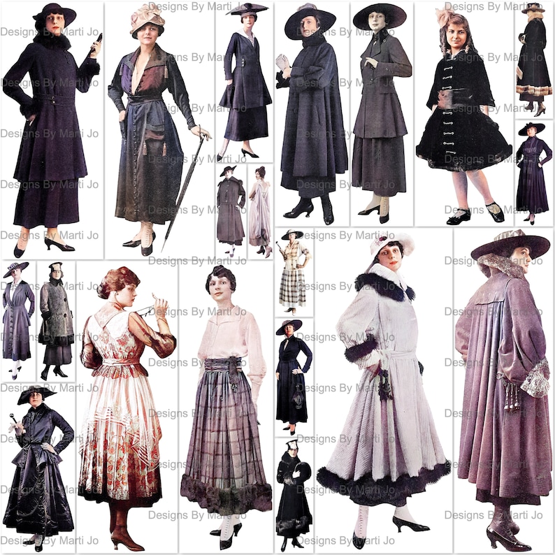 fussy cut vintage women