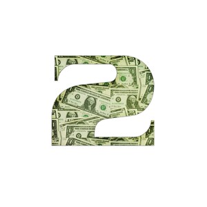 Money Letters PNG Printable Dollar Alphabet, Numbers, Symbols Instant ...