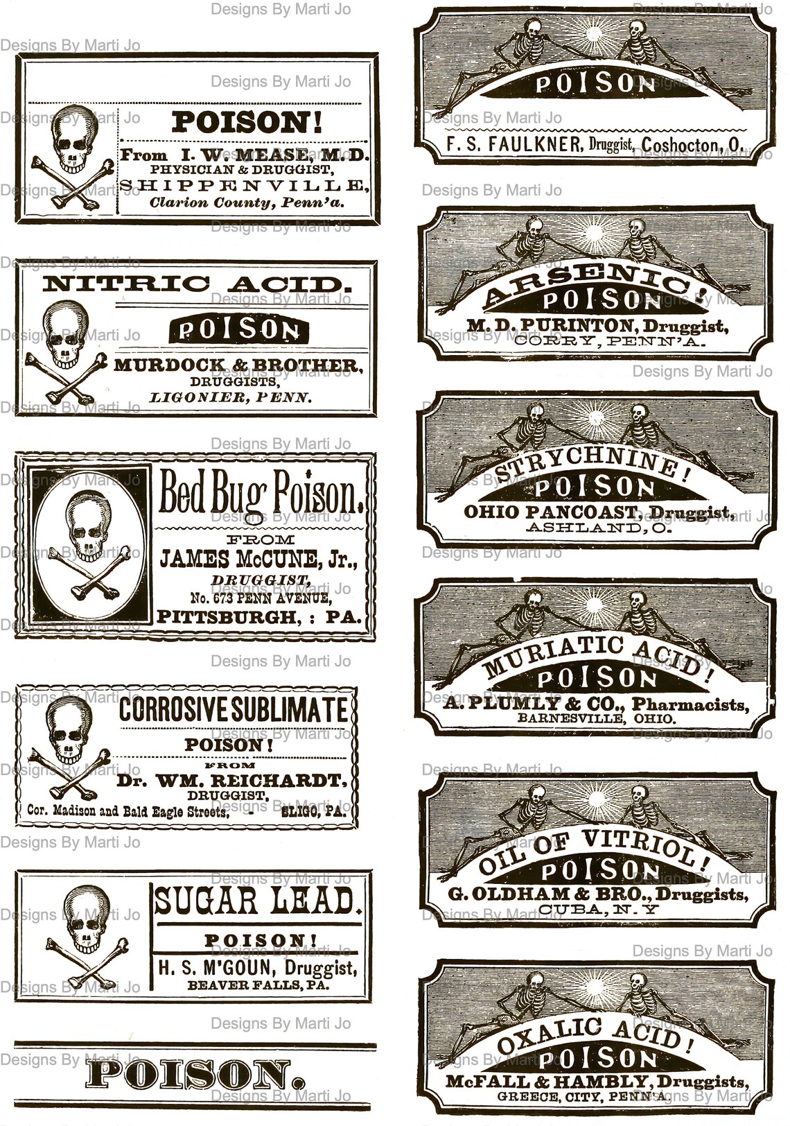 Embalming Label Old Pharmacy Labels Clipart | Printable Vintage Apothecary Labels ...