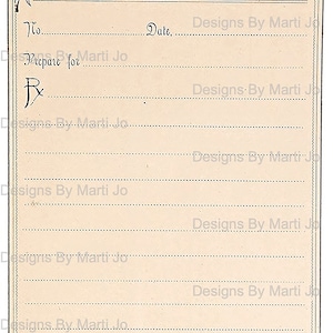 Vintage Pharmacy Prescription Labels | 30 Digital Blank Vintage ...