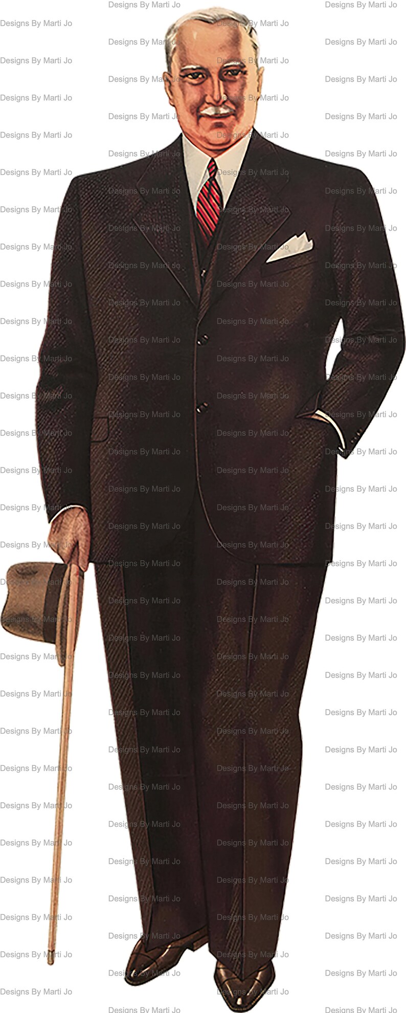 vintage mid century men epherma