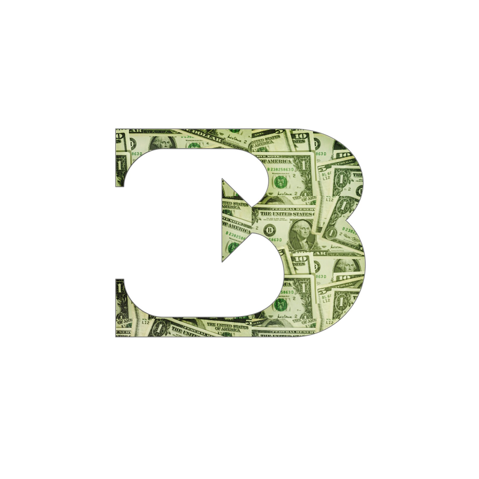 Money Letters PNG Printable Dollar Alphabet Numbers | Etsy