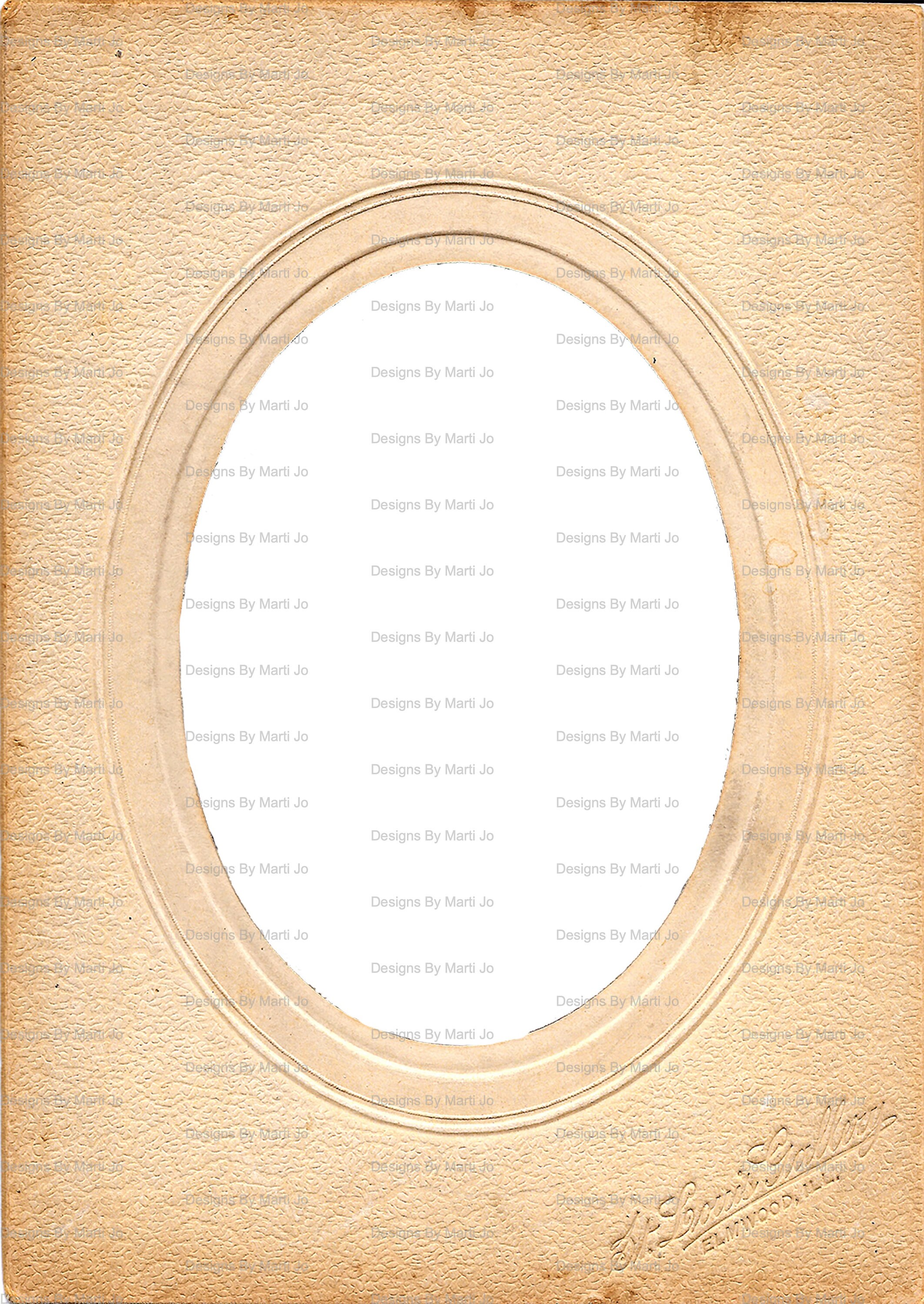 Vintage Cardboard Photo Frame Clipart Set 2 | 20 Printable Antique ...