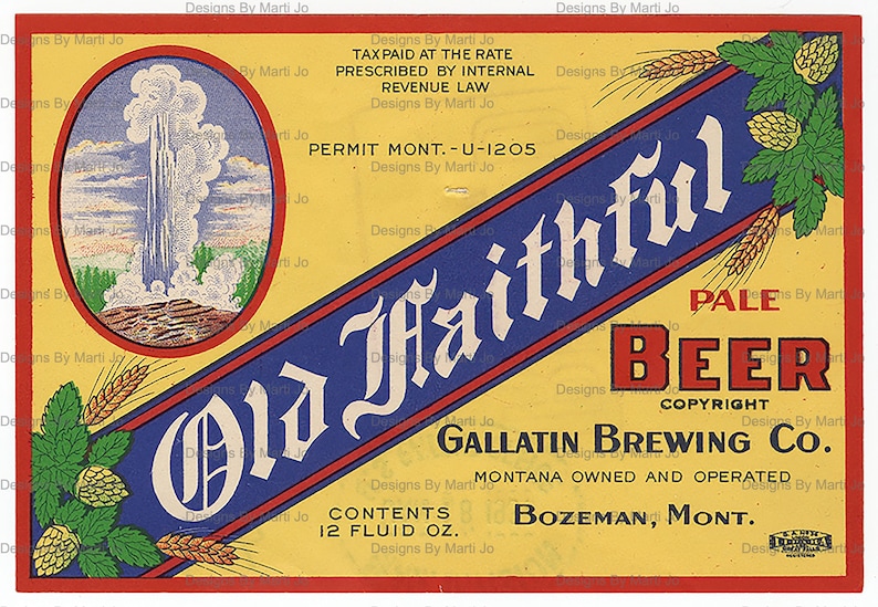 Vintage Beer Labels 45 Printable Old Beer Labels Digital Etsy