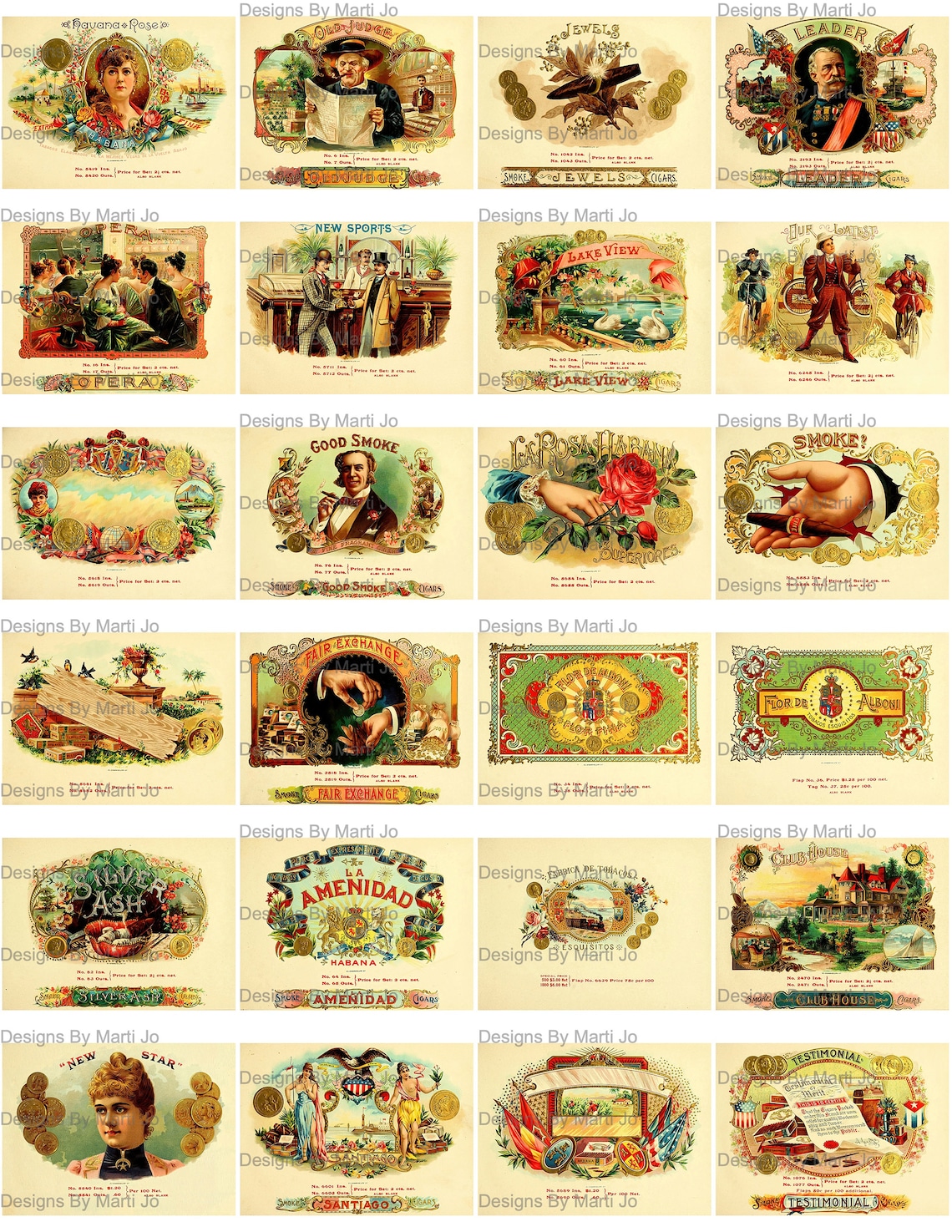 Cigar Box Labels Vintage Cigar Box Free Printable Art 13 Vintage - Vrogue