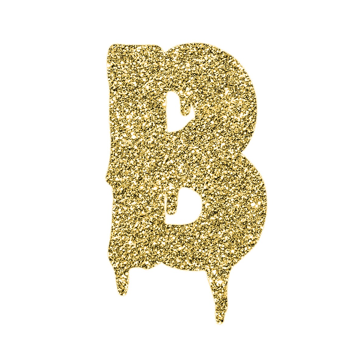 Gold Dripping Glitter Letters PNG Printable Melting Letters | Etsy