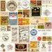 Vintage Condiment Labels Kit | 45 JPG Spices, Extracts, Syrups And Flavorings | BONUS: Two 8.5 x 11 Jpgs And Pdfs Of All Images (5x5) | VL35 