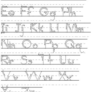 ABC Letter Tracing Worksheets | Alphabet Tracing Letter Sheet ...