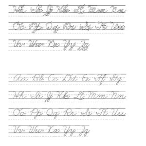 Cursive Sentences Tracing Pages Handwriting Print and Trace Printable ...