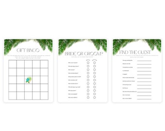 Juegos de despedida de soltera en la playa tropical