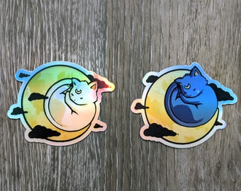 Holographic Luna and Artemis