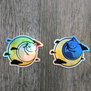 Holographic Luna and Artemis
