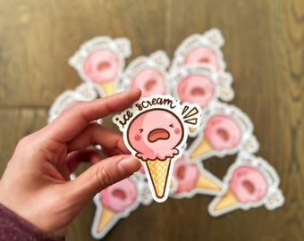 3" Ice Scream Sticker