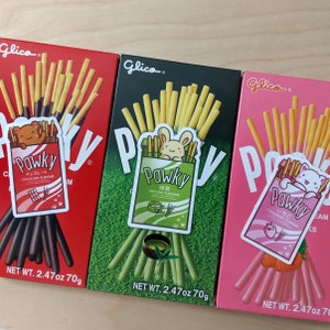 2,5&quot; Pawky™ Vinyl Sticker (Erdbeere, Matcha, Schokolade)