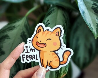 3" Feral Stickers