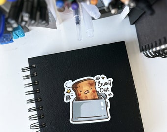 Burnt Out 3" Vinyl Sticker