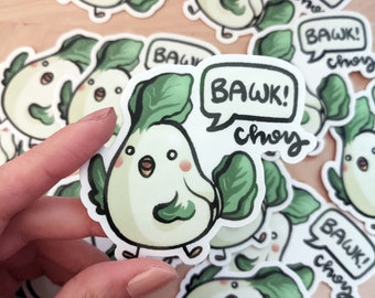 3" Bawk Choy Vinyl Sticker