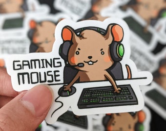 3" Gaming Mouse Vinyl Sticker