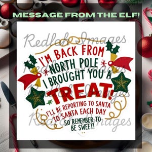 Elf On The Shelf Message Board With Marker – Reusable Christmas Elf Decoration & Note Set-776065