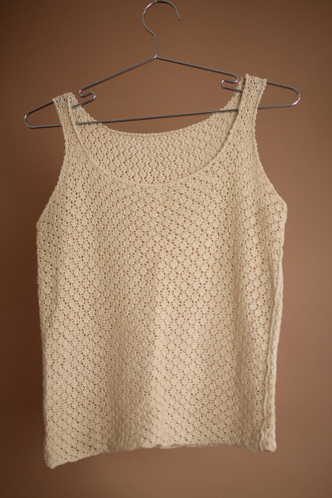 Knitted Tank Top Etsy