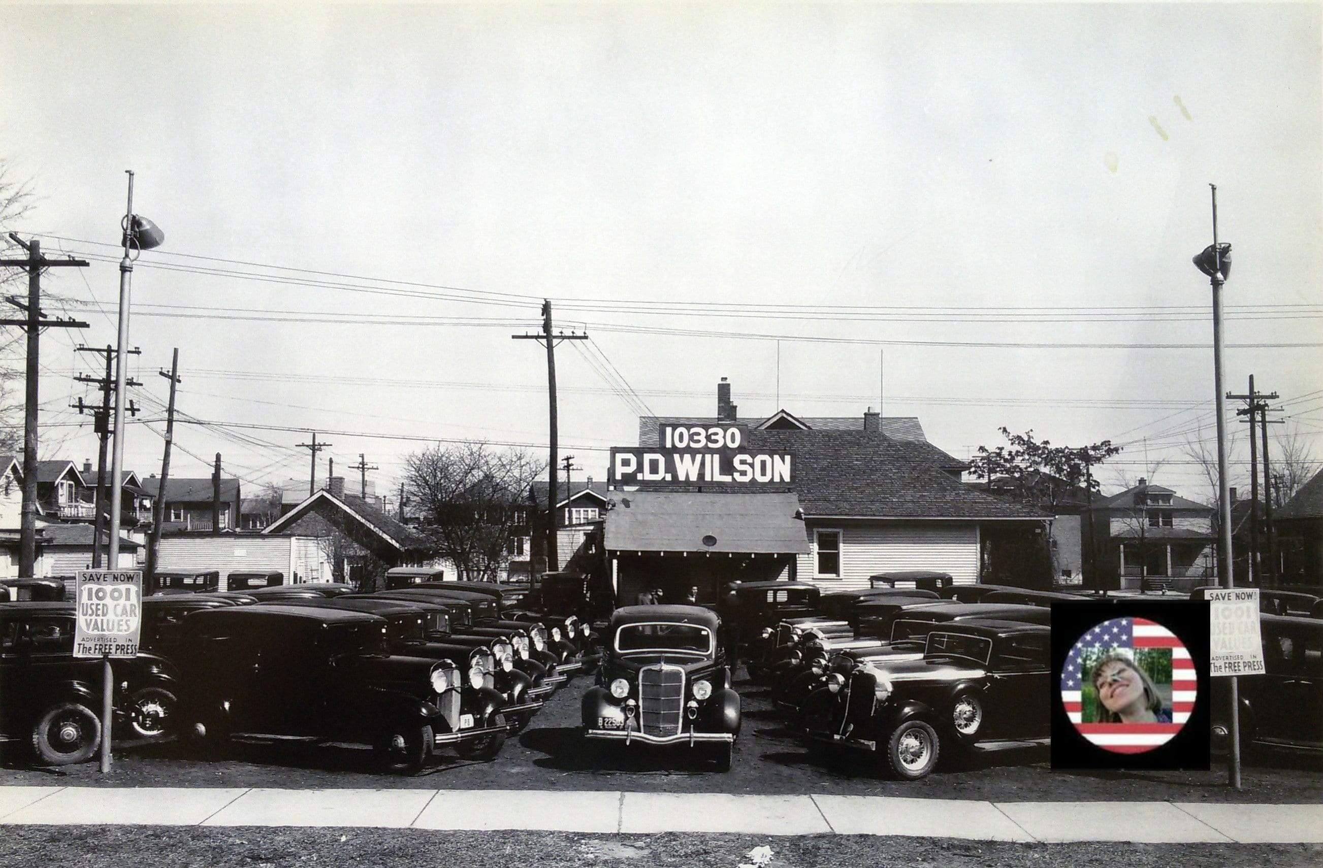 Digital Photo. Used Car Lot Circa 1935. picture/vintage Etsy