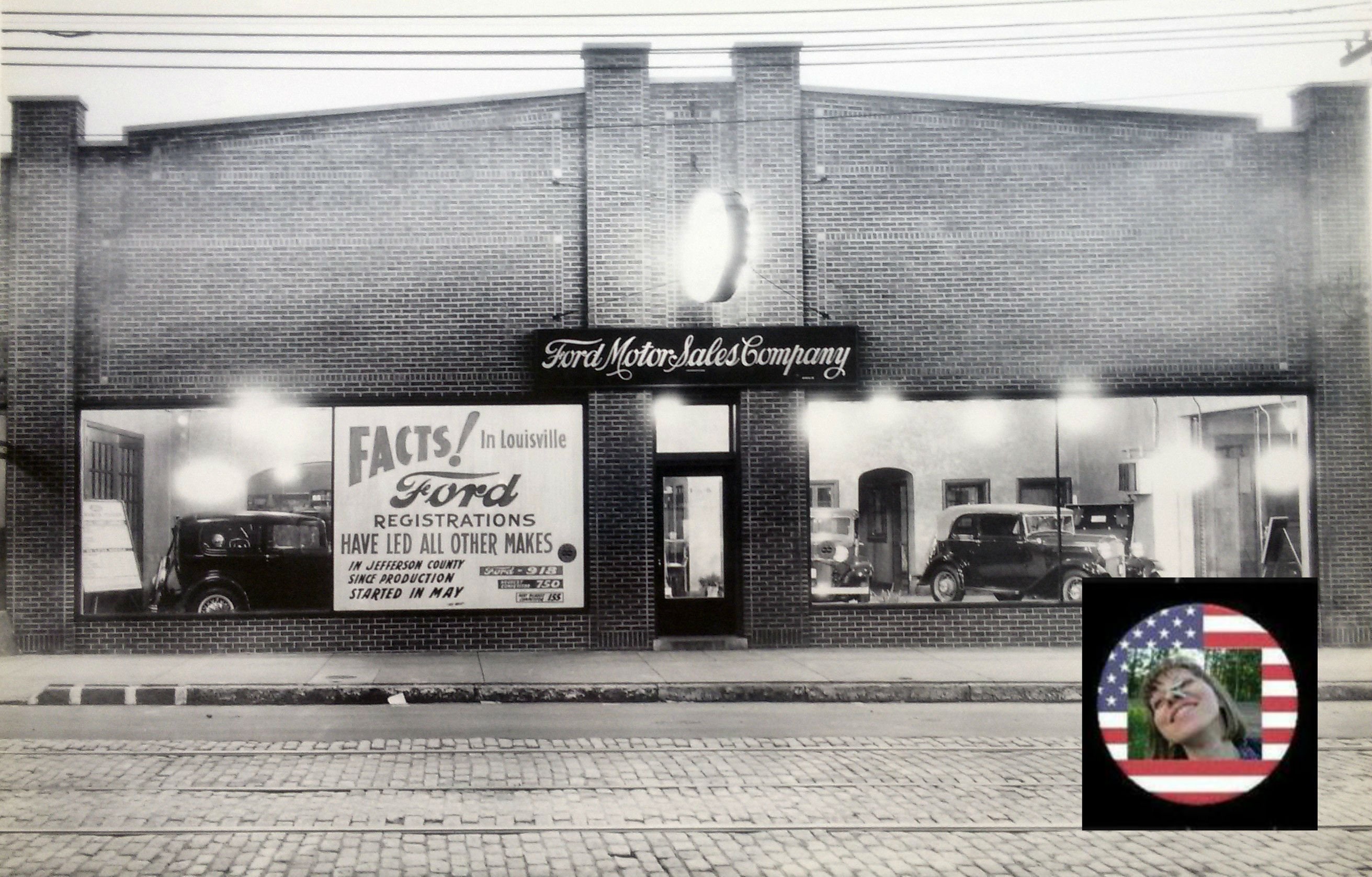 Digital Photo. 1932 Ford Dealership Exterior Louisville KY Etsy