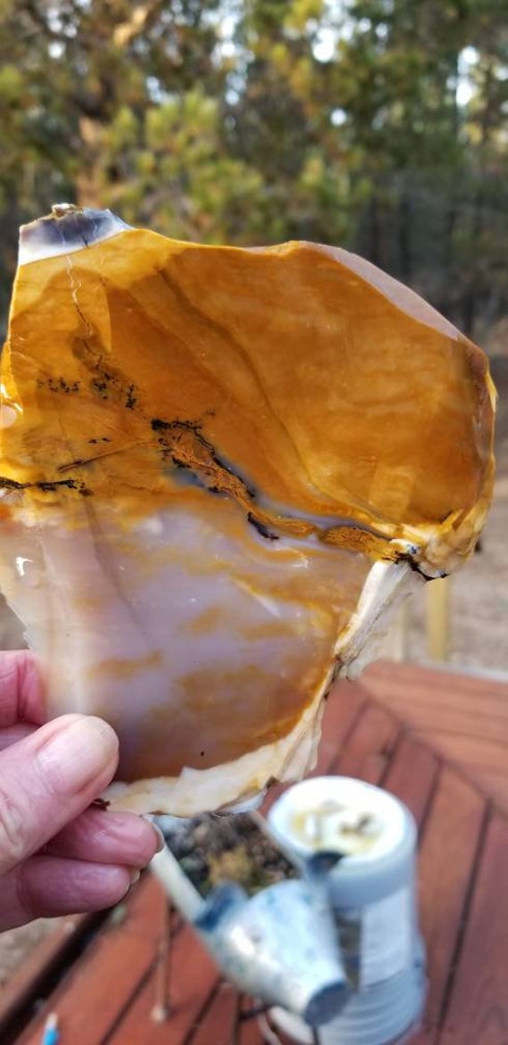 China hollow mine agate/ jasper slab comes from the Etsy