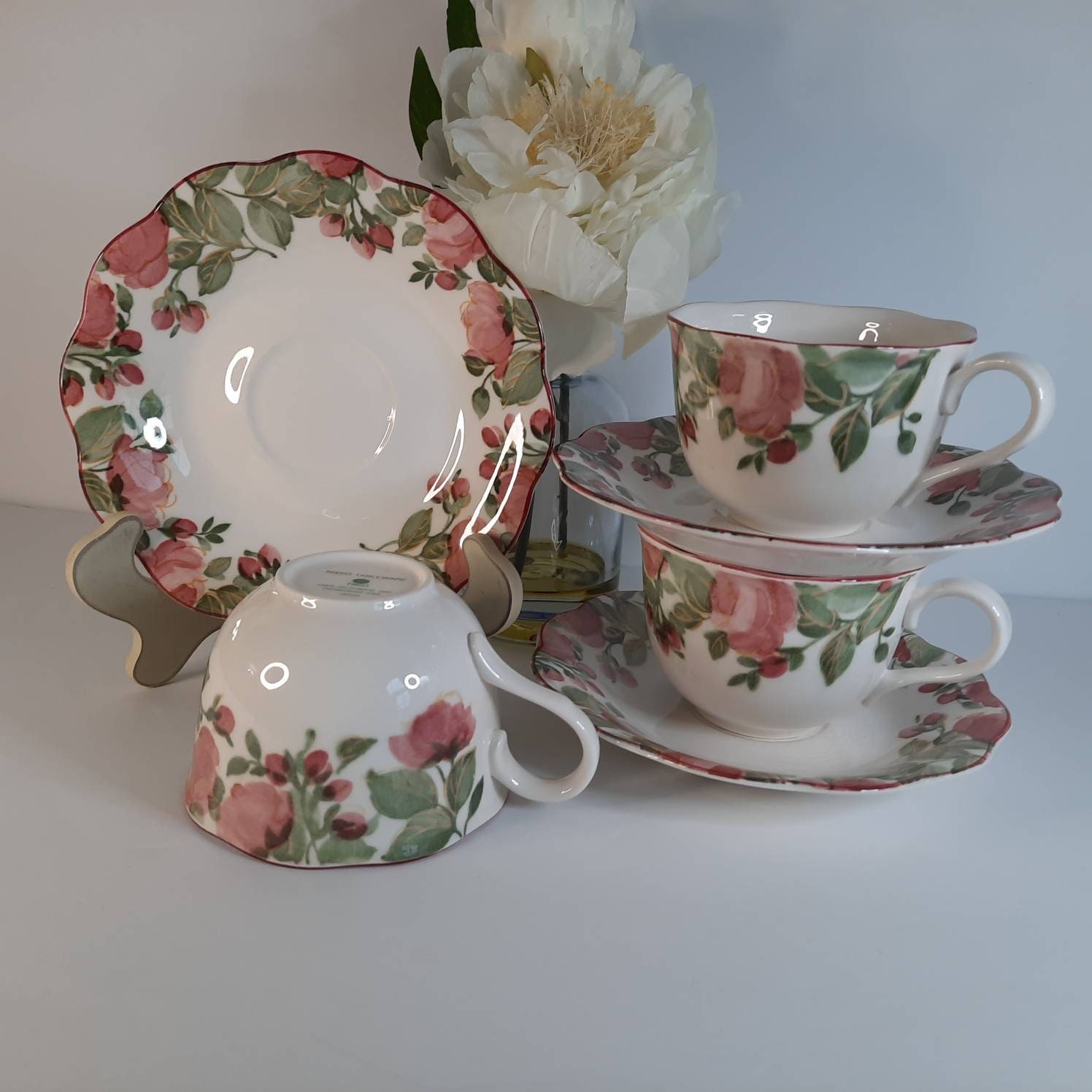 NIKKO Tableware Tea Cup and Saucer Vintage Nikko Etsy