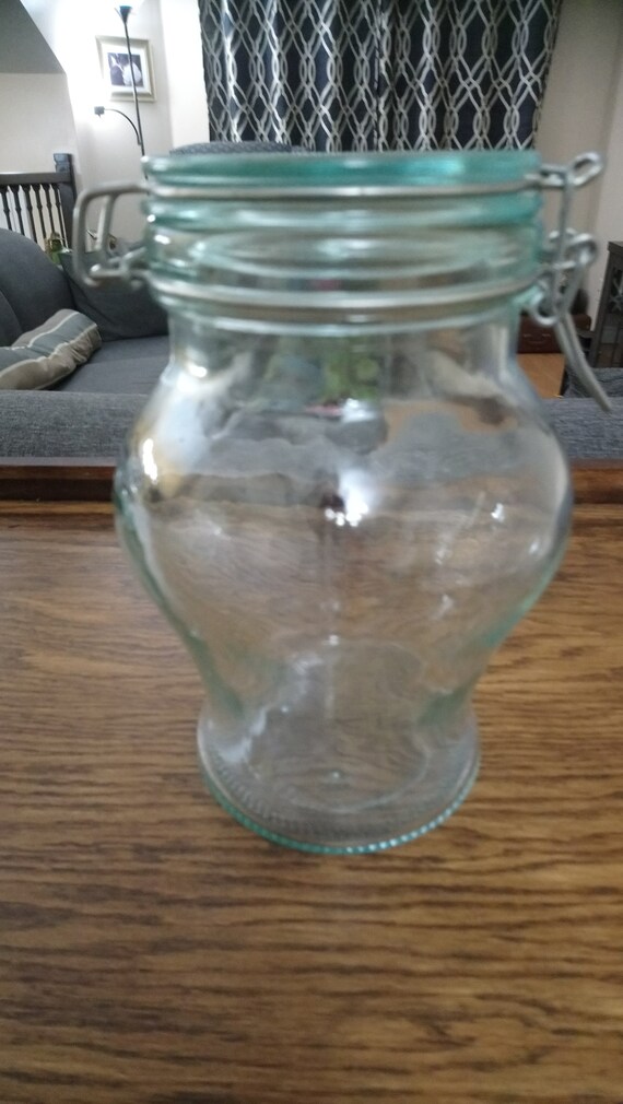 Hermetic Glass Storage Jars Made In Italy Glass Designs