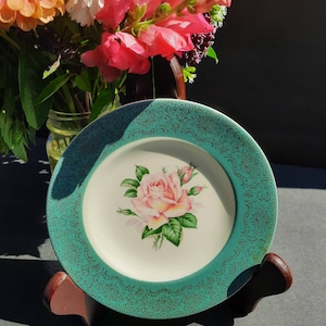 Vintage Homer Laughlin, Cavalier Eggshell , Made in USA, Pattern G54N5 and E54N5. 2 Bread Plates, 1 Saucer (saucer has a small chip)