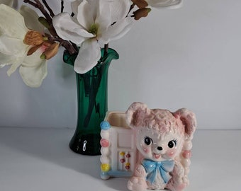 Vintage Relpo Ceramic Lamb Planter: Anthropomorphic Kitsch Decor