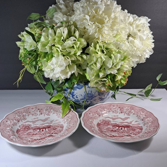Swiss Landscape Soup/salad Plate. Dishwasher Proof, Made in Italy