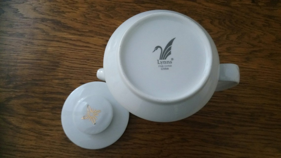 Lynns Teapot. Fine China Made in China Etsy