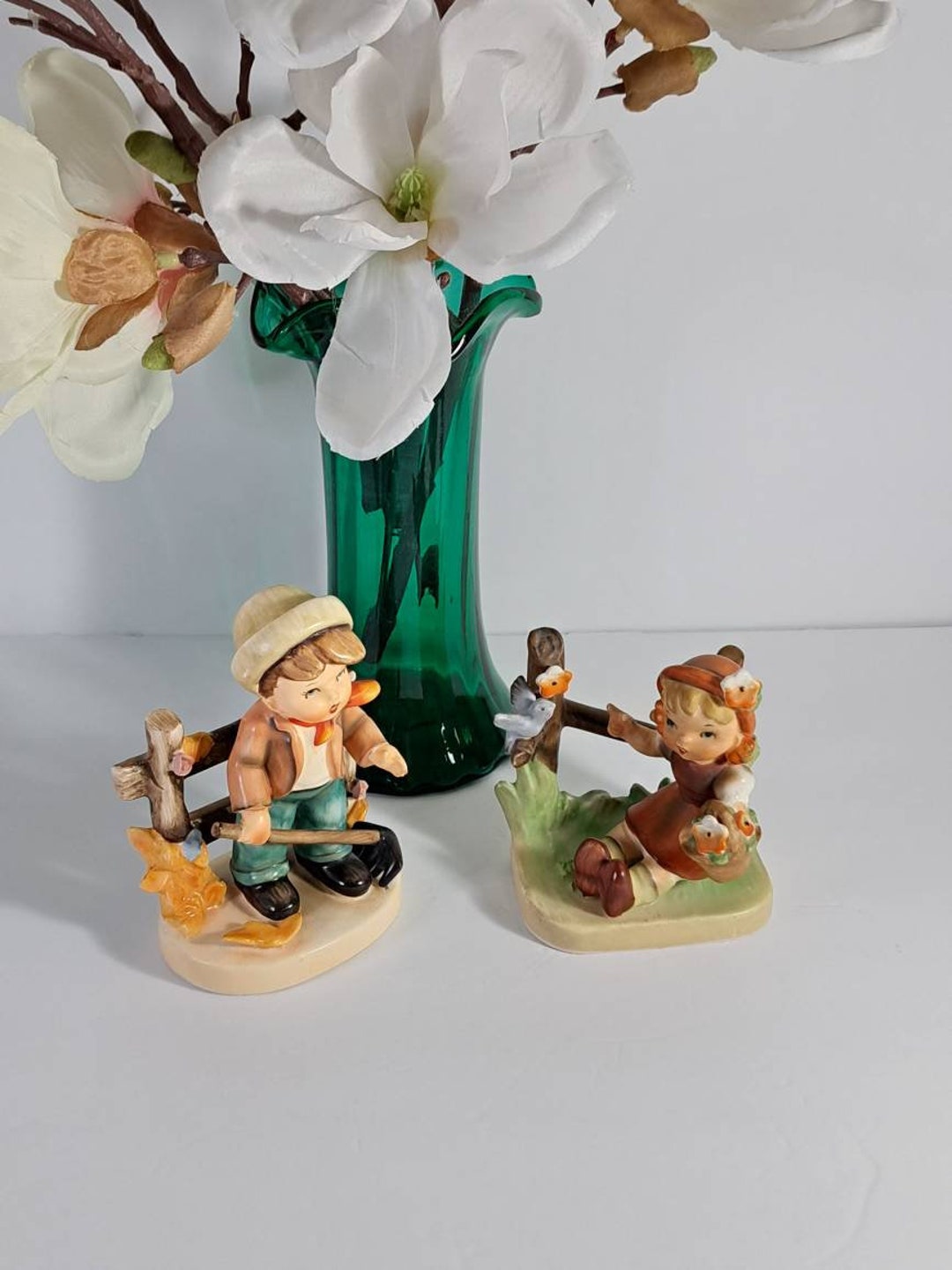 Erich Stauffer Boy Vintage Autumn Time Boy With Cap Holding