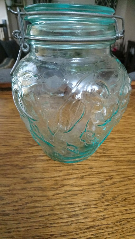 Hermetic Glass Storage Jars Made In Italy Glass Designs