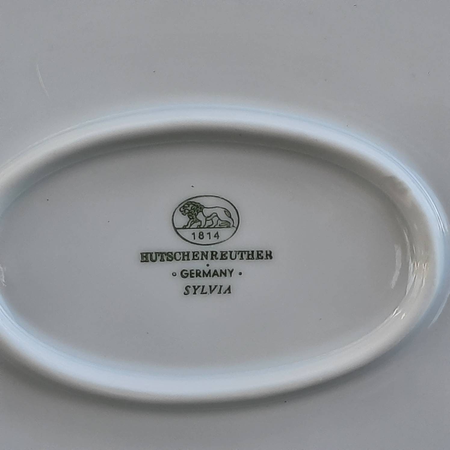 Vintage Hutschenreuther Serving Platter: Sylvia Pattern