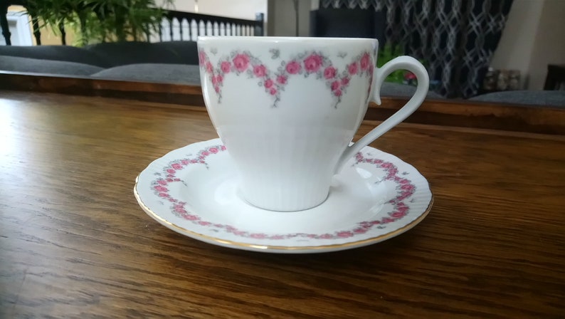 Vintage JLMenau Teacup and Saucer Made Germany Democratic Republic