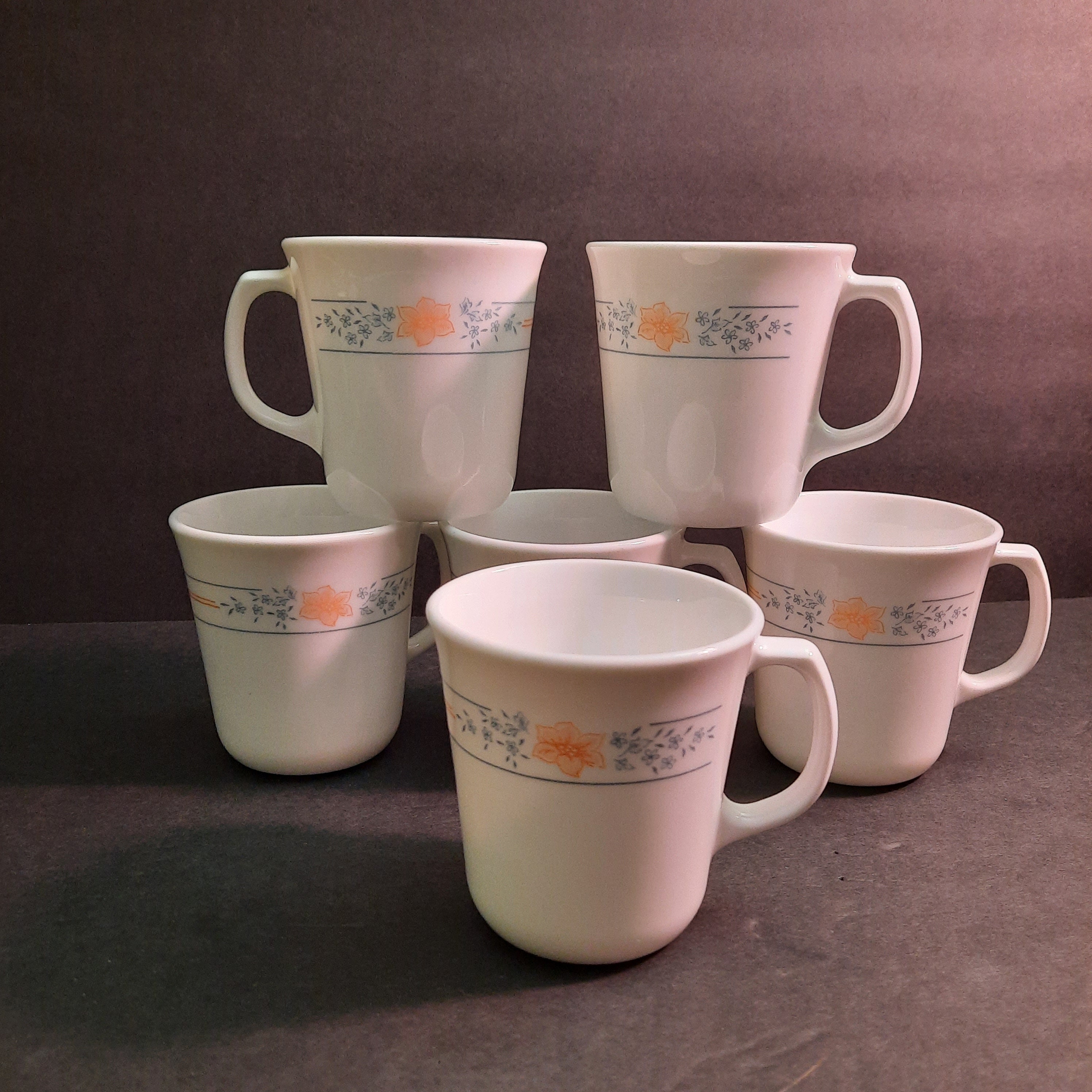 Origin Coffee Mugs (2x390ml), Porcelain Coffee Cups