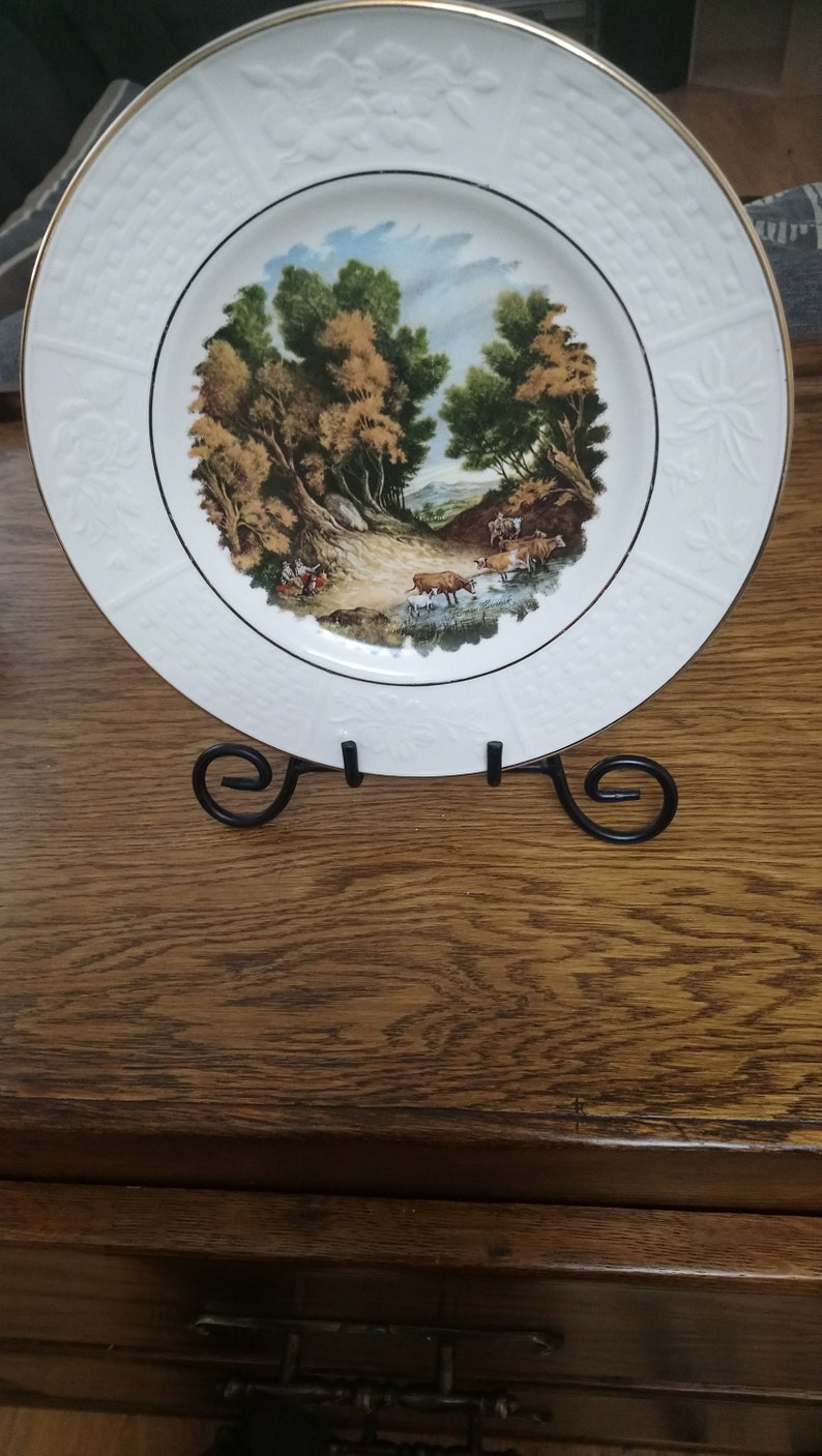 Decorative Plate Woods /& Sons Tudor Made In Englandv